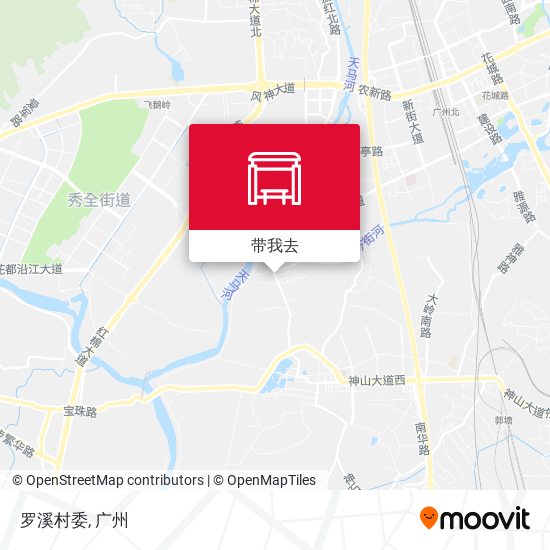 罗溪村委地图