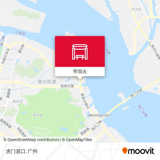 虎门渡口地图