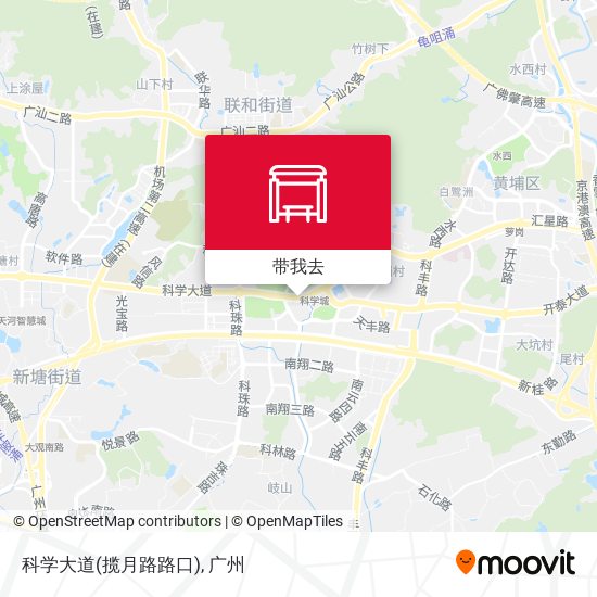 科学大道(揽月路路口)地图