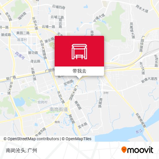 南岗沧头地图