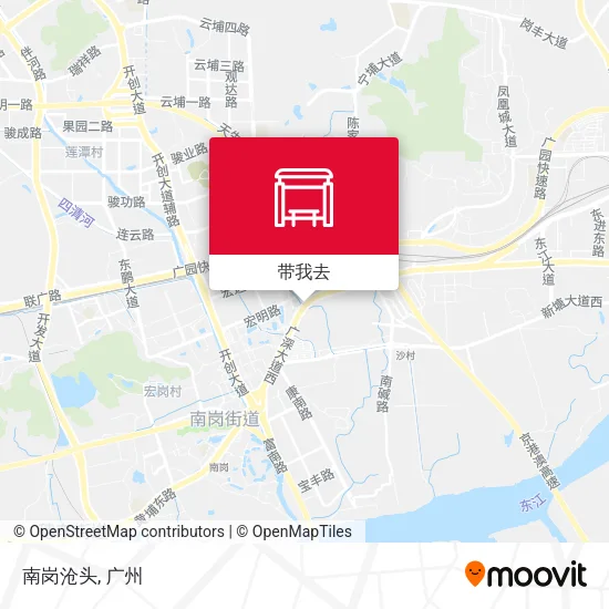 南岗沧头地图