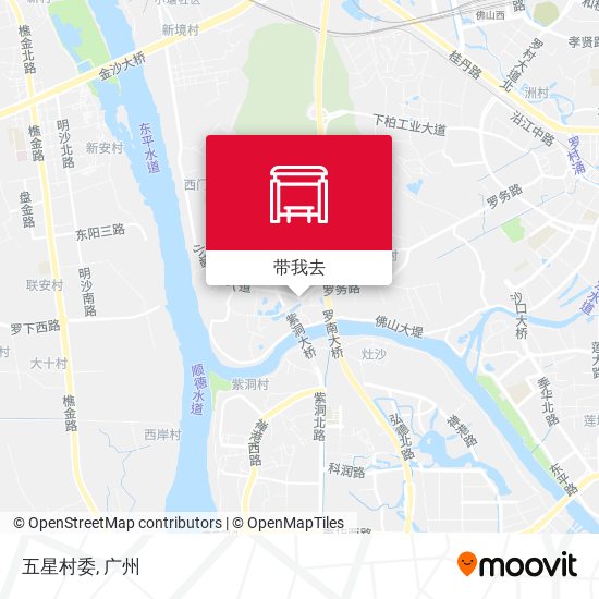五星村委地图