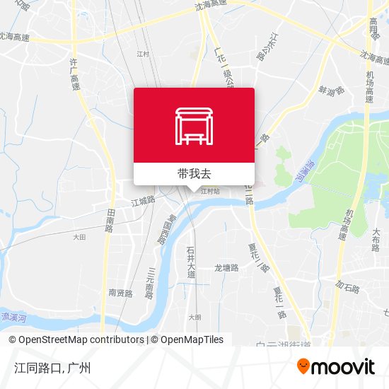江同路口地图
