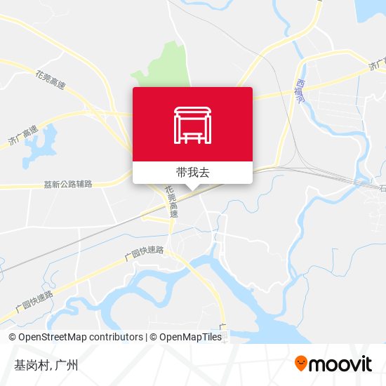 基岗村地图