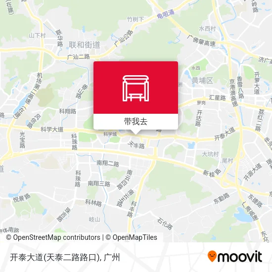 开泰大道(天泰二路路口)地图