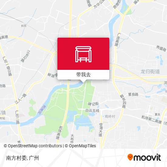 南方村委地图