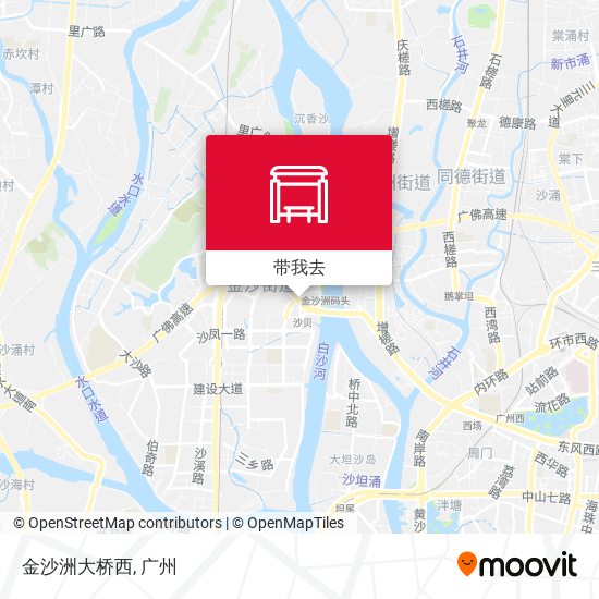 金沙洲大桥西地图