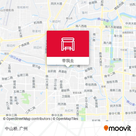 中山桥地图