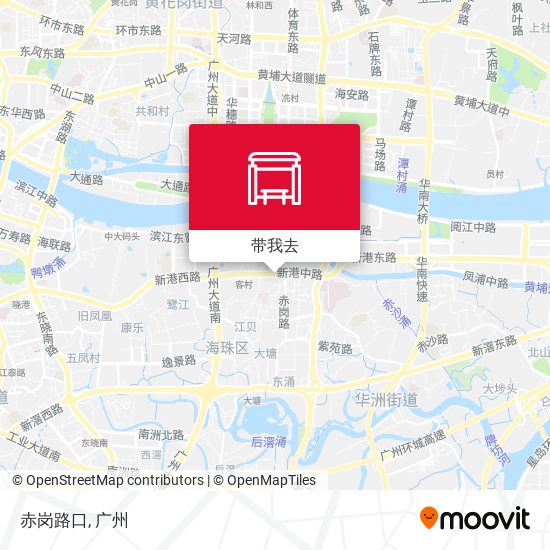 赤岗路口地图