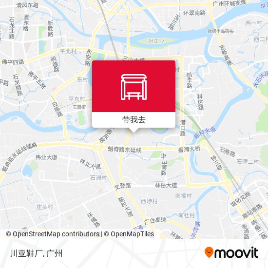 川亚鞋厂地图
