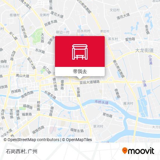 石岗西村地图