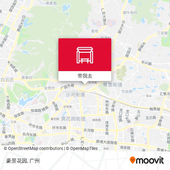 豪景花园地图