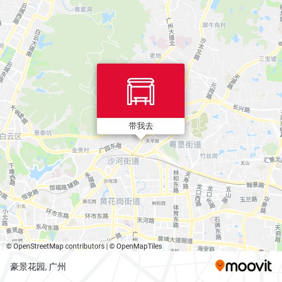 豪景花园地图