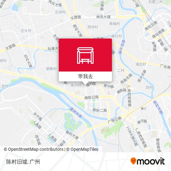 陈村旧墟地图