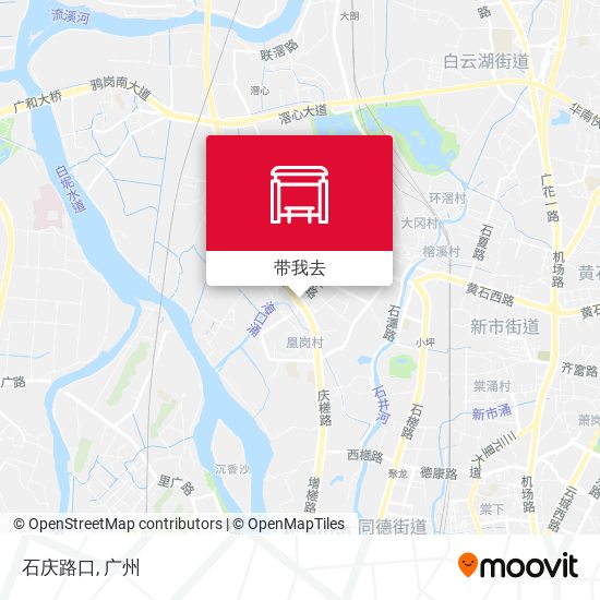 石庆路口地图