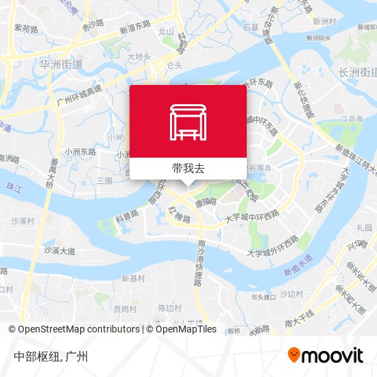 中部枢纽地图