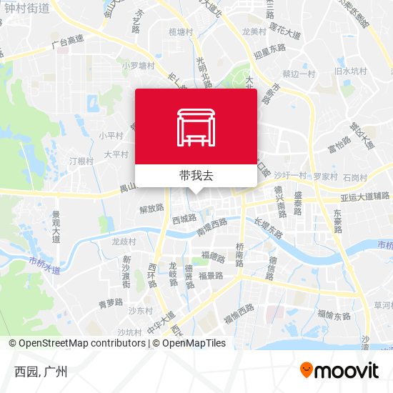 西园地图