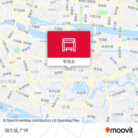 园艺场地图