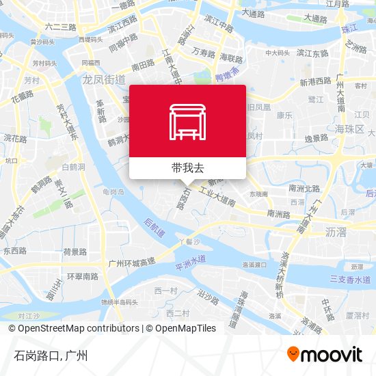 石岗路口地图