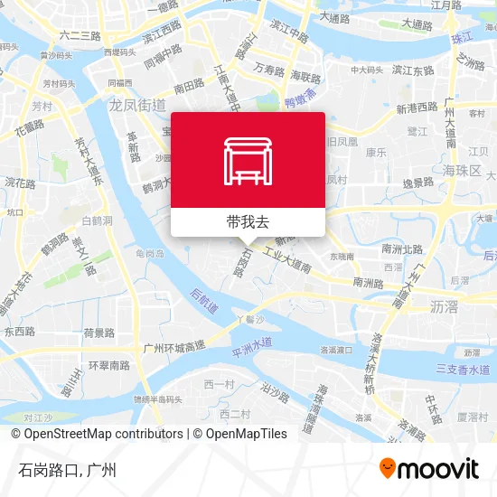 石岗路口地图
