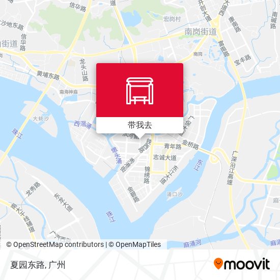 夏园东路地图