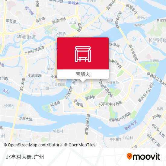北亭村大街地图