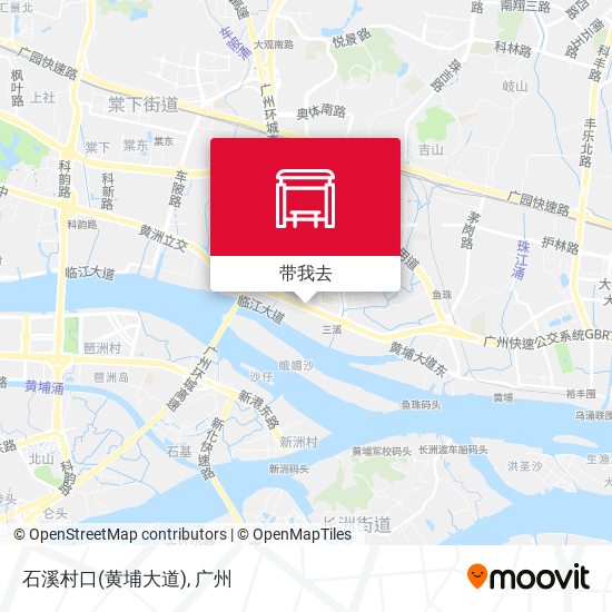 石溪村口(黄埔大道)地图