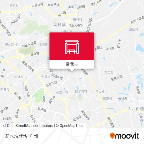 新水坑牌坊地图