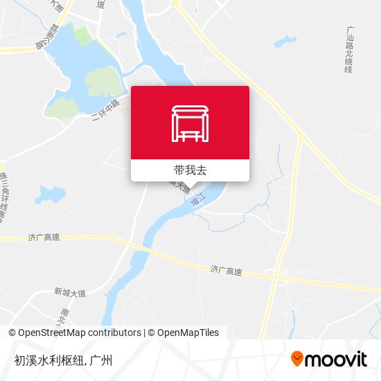 初溪水利枢纽地图