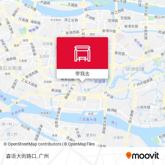 森语大街路口地图