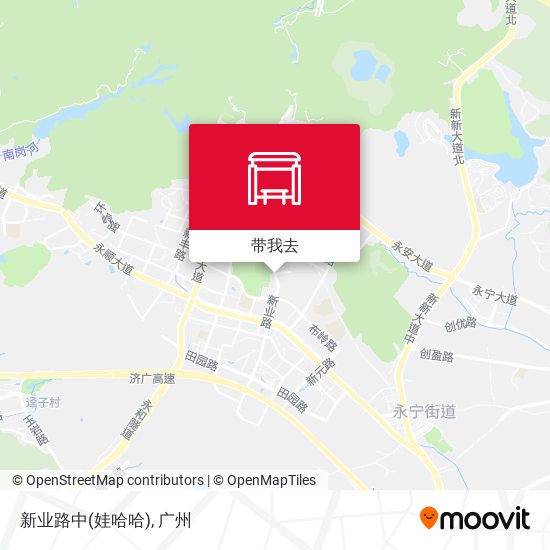 新业路中(娃哈哈)地图