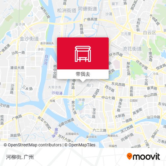 河柳街地图