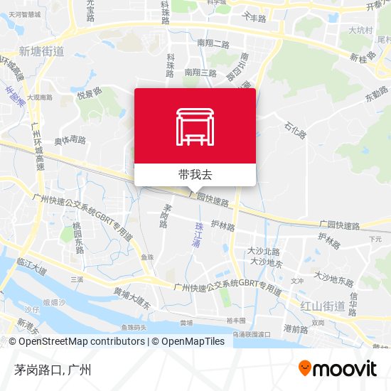 茅岗路口地图