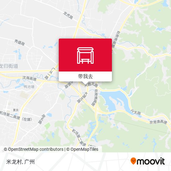 米龙村地图