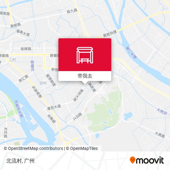 北流村地图
