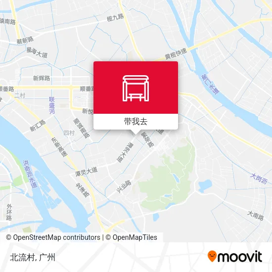 北流村地图