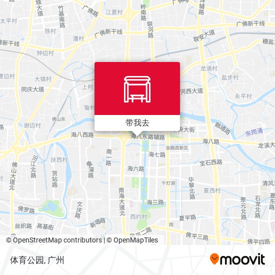 体育公园地图