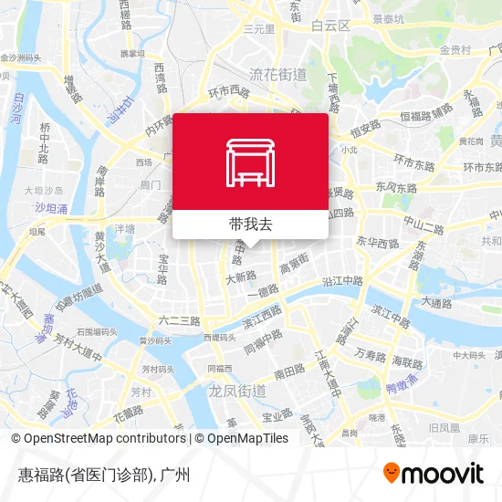 惠福路(省医门诊部)地图
