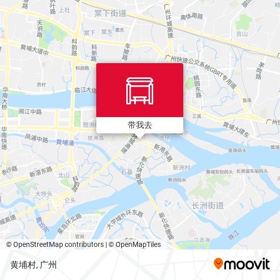 黄埔村地图
