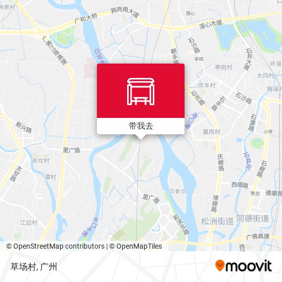 草场村地图