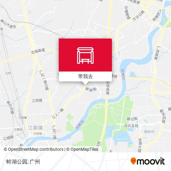 蚌湖公园地图