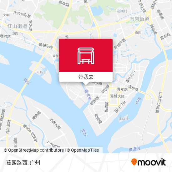 蕉园路西地图