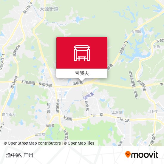 渔中路地图