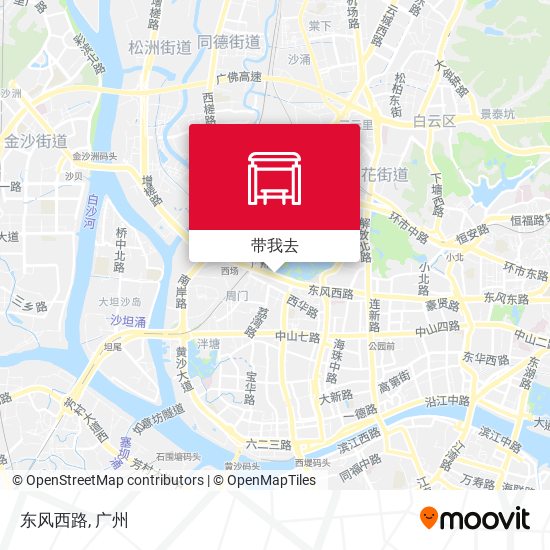 东风西路地图