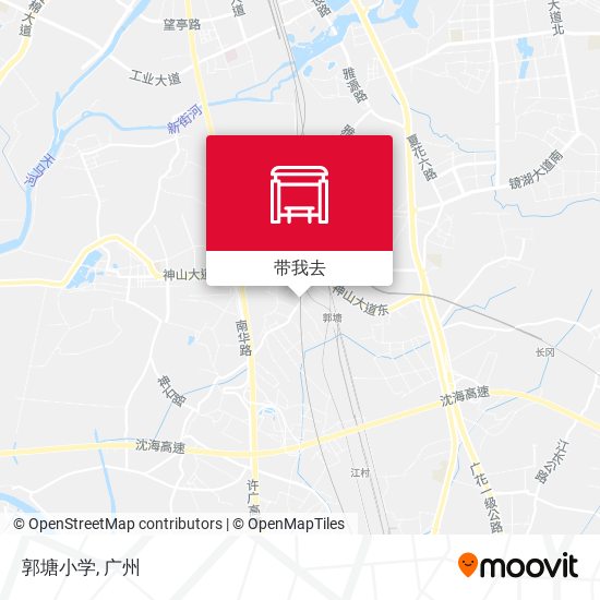 郭塘小学地图