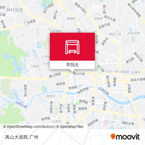 禺山大道西地图