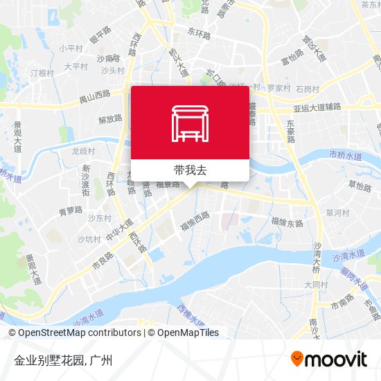 金业别墅花园地图