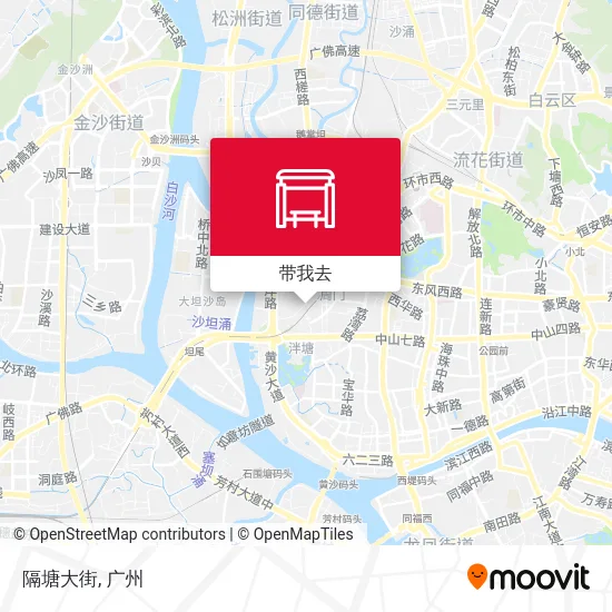 隔塘大街地图