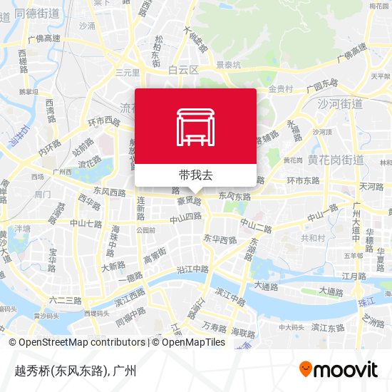 越秀桥(东风东路)地图