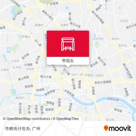 市桥街计生办地图